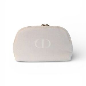 Dior White Cosmetic Bag